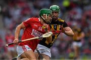 8 August 2021; Alan Cadogan of Cork is tackled by Tommy Walsh of Kilkenny during the GAA Hurling All-Ireland Senior Championship semi-final match between Kilkenny and Cork at Croke Park in Dublin. Photo by Ray McManus/Sportsfile