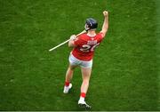 8 August 2021; Declan Dalton of Cork celebrates a second half score during the GAA Hurling All-Ireland Senior Championship semi-final match between Kilkenny and Cork at Croke Park in Dublin. Photo by Daire Brennan/Sportsfile