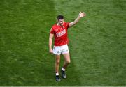 8 August 2021; Mark Coleman of Cork waves to supporters after the GAA Hurling All-Ireland Senior Championship semi-final match between Kilkenny and Cork at Croke Park in Dublin. Photo by Daire Brennan/Sportsfile