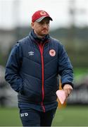 8 August 2021; St Patrick's Athletic head coach Stephen O'Donnell before the SSE Airtricity League Premier Division match between Dundalk and St Patrick's Athletic at Oriel Park in Dundalk, Louth. Photo by Seb Daly/Sportsfile