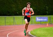 8 August 2021; Benjamin Caullier of Lucan Harriers AC, Dublin, competing in the Boy's U17 3000m during day three of the Irish Life Health National Juvenile Track & Field Championships at Tullamore Harriers Stadium in Tullamore, Offaly. Photo by Sam Barnes/Sportsfile