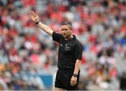 8 August 2021; Referee Fergal Horgan during the GAA Hurling All-Ireland Senior Championship semi-final match between Kilkenny and Cork at Croke Park in Dublin. Photo by Harry Murphy/Sportsfile