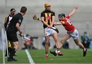 8 August 2021; Richie Reid of Kilkenny in action against Jack O'Connor of Cork during the GAA Hurling All-Ireland Senior Championship semi-final match between Kilkenny and Cork at Croke Park in Dublin. Photo by Piaras Ó Mídheach/Sportsfile