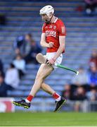 9 August 2021; Eoin O'Leary of Cork celebrates scoring his side's first goal during the Electric Ireland Munster Minor Hurling Championship Final match between Cork and Waterford at Semple Stadium in Thurles, Tipperary. Photo by Piaras Ó Mídheach/Sportsfile