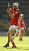 9 August 2021; Jack Leahy of Cork takes a free during the Electric Ireland Munster Minor Hurling Championship Final match between Cork and Waterford at Semple Stadium in Thurles, Tipperary. Photo by Piaras Ó Mídheach/Sportsfile