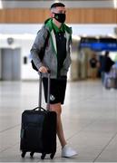 10 August 2021; Gary O'Neill of Shamrock Rovers at Dublin Airport prior to his side's departure to Albania for their UEFA Europa Conference League third qualifying round second leg match against Teuta. Photo by Seb Daly/Sportsfile