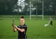 10 August 2021; Emma Duggan of Meath with her PwC GPA Player of the Month award in football for July at her home club St Peter's GAA in Dunboyne, Meath. Photo by David Fitzgerald/Sportsfile