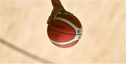 10 August 2021; A view of a basketball during the FIBA Men’s European Championship for Small Countries day one match between Andorra and Ireland at National Basketball Arena in Tallaght, Dublin. Photo by Eóin Noonan/Sportsfile