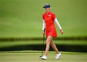 7 August 2021; Nelly Korda of United States on the 18th during round four of the women's individual stroke play at the Kasumigaseki Country Club during the 2020 Tokyo Summer Olympic Games in Kawagoe, Saitama, Japan. Photo by Stephen McCarthy/Sportsfile