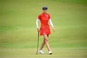 7 August 2021; Nelly Korda of United States on the 18th during round four of the women's individual stroke play at the Kasumigaseki Country Club during the 2020 Tokyo Summer Olympic Games in Kawagoe, Saitama, Japan. Photo by Stephen McCarthy/Sportsfile