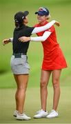 7 August 2021; Nelly Korda of United States and Lydia Ko of New Zealand on the 18th during round four of the women's individual stroke play at the Kasumigaseki Country Club during the 2020 Tokyo Summer Olympic Games in Kawagoe, Saitama, Japan. Photo by Stephen McCarthy/Sportsfile