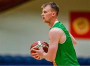10 August 2021; John Carroll of Ireland during the FIBA Men’s European Championship for Small Countries day one match between Andorra and Ireland at National Basketball Arena in Tallaght, Dublin. Photo by Eóin Noonan/Sportsfile