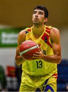 10 August 2021; Alexis Bartolome of Andorra during the FIBA Men’s European Championship for Small Countries day one match between Andorra and Ireland at National Basketball Arena in Tallaght, Dublin. Photo by Eóin Noonan/Sportsfile