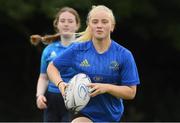 11 August 2021; A participant in action during the Bank of Ireland Leinster Rugby School of Excellence at The King's Hospital School in Dublin. Photo by Matt Browne/Sportsfile