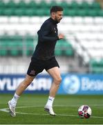 11 August 2021; Andy Boyle during a Dundalk training session at Tallaght Stadium in Dublin. Photo by Ben McShane/Sportsfile