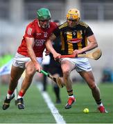 8 August 2021; Robbie O'Flynn of Cork in action against Richie Reid of Kilkenny during the GAA Hurling All-Ireland Senior Championship semi-final match between Kilkenny and Cork at Croke Park in Dublin. Photo by Piaras Ó Mídheach/Sportsfile