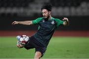 11 August 2021; Richie Towell during a Shamrock Rovers training session at Elbasan Arena in Elbasan, Albania. Photo by Florion Goga/Sportsfile