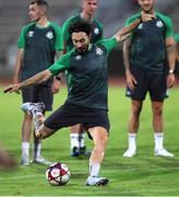 11 August 2021; Richie Towell during a Shamrock Rovers training session at Elbasan Arena in Elbasan, Albania. Photo by Florion Goga/Sportsfile