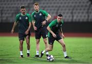 11 August 2021; Gary O'Neill during a Shamrock Rovers training session at Elbasan Arena in Elbasan, Albania. Photo by Florion Goga/Sportsfile