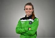 12 August 2021; Dearbhaile Beirne during a Peamount United media day at the FAI National Training Centre in Abbotstown, Dublin. Photo by Seb Daly/Sportsfile