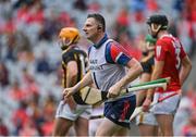 8 August 2021; Cork maor camán-uisce Ian O'Connell during the GAA Hurling All-Ireland Senior Championship semi-final match between Kilkenny and Cork at Croke Park in Dublin. Photo by Piaras Ó Mídheach/Sportsfile