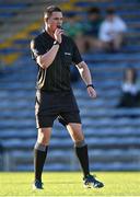 11 August 2021; Referee Chris Maguire during the Electric Ireland Munster minor football championship final match between Cork and Limerick at Semple Stadium in Thurles, Tipperary.  Photo by Piaras Ó Mídheach/Sportsfile