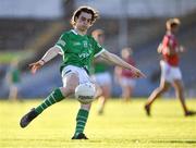 11 August 2021; Seán Geraghty of Limerick during the Electric Ireland Munster minor football championship final match between Cork and Limerick at Semple Stadium in Thurles, Tipperary.  Photo by Piaras Ó Mídheach/Sportsfile
