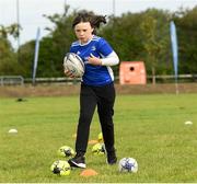 12 August 2021; Rose Kelly in action during the Bank of Ireland Leinster Rugby Summer Inclusion Camp at Newbridge RFC in Newbridge, Kildare. Photo by Matt Browne/Sportsfile