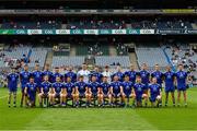 31 July 2021; The Monaghan squad before the Ulster GAA Football Senior Championship Final match between Monaghan and Tyrone at Croke Park in Dublin. Photo by Ray McManus/Sportsfile