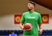 12 August 2021; Jason Killeen of Ireland before the FIBA Men’s European Championship for Small Countries day three match between Ireland and San Marino at National Basketball Arena in Tallaght, Dublin. Photo by Eóin Noonan/Sportsfile