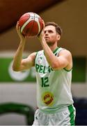 12 August 2021; Will Hanley of Ireland during the FIBA Men’s European Championship for Small Countries day three match between Ireland and San Marino at National Basketball Arena in Tallaght, Dublin. Photo by Eóin Noonan/Sportsfile
