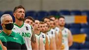 12 August 2021; Ireland captain Jason Killeen before the FIBA Men’s European Championship for Small Countries day three match between Ireland and San Marino at National Basketball Arena in Tallaght, Dublin. Photo by Eóin Noonan/Sportsfile