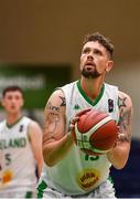 12 August 2021; Jason Killeen of Ireland during the FIBA Men’s European Championship for Small Countries day three match between Ireland and San Marino at National Basketball Arena in Tallaght, Dublin. Photo by Eóin Noonan/Sportsfile