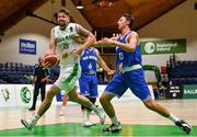 12 August 2021; Jason Killeen of Ireland in action against Tommaso Felici of San Marino during the FIBA Men’s European Championship for Small Countries day three match between Ireland and San Marino at National Basketball Arena in Tallaght, Dublin. Photo by Eóin Noonan/Sportsfile