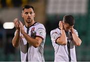 12 August 2021; Michael Duffy of Dundalk after his side's defeat to Vitesse in their UEFA Europa Conference League third qualifying round second leg match at Tallaght Stadium in Dublin. Photo by Seb Daly/Sportsfile