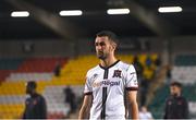 12 August 2021; Michael Duffy of Dundalk leaves the pitch after his side's defeat in the UEFA Europa Conference League third qualifying round second leg match between Dundalk and Vitesse at Tallaght Stadium in Dublin. Photo by Ben McShane/Sportsfile