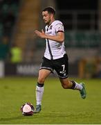 12 August 2021; Michael Duffy of Dundalk during the UEFA Europa Conference League third qualifying round second leg match between Dundalk and Vitesse at Tallaght Stadium in Dublin. Photo by Seb Daly/Sportsfile