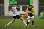 12 August 2021; Maximilian Wittek of Vitesse in action against Patrick McEleney of Dundalk during the UEFA Europa Conference League third qualifying round second leg match between Dundalk and Vitesse at Tallaght Stadium in Dublin. Photo by Seb Daly/Sportsfile