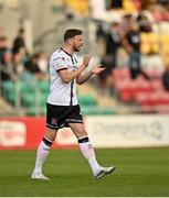 12 August 2021; Andy Boyle of Dundalk during the UEFA Europa Conference League third qualifying round second leg match between Dundalk and Vitesse at Tallaght Stadium in Dublin. Photo by Seb Daly/Sportsfile