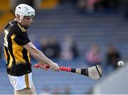 13 August 2021; Danny Glennon of Kilkenny shoots to score his side's first goal during the Electric Ireland GAA All-Ireland hurling minor championship semi-final match between Kilkenny and Galway at Semple Stadium in Thurles, Tipperary. Photo by Piaras Ó Mídheach/Sportsfile