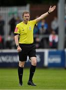 13 August 2021; Referee John McLaughlin during the SSE Airtricity League Premier Division match between St Patrick's Athletic and Waterford at Richmond Park in Dublin. Photo by Seb Daly/Sportsfile