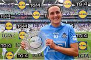 14 August 2021; Player of the match Hannah Tyrrell of Dublin following the TG4 Ladies Football All-Ireland Championship semi-final match between Dublin and Mayo at Croke Park in Dublin. Photo by Ramsey Cardy/Sportsfile