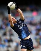 14 August 2021; Dublin goalkeeper Evan Comerford during the GAA Football All-Ireland Senior Championship semi-final match between Dublin and Mayo at Croke Park in Dublin. Photo by Ramsey Cardy/Sportsfile