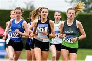 14 August 2021; Rebecca Rossiter from Loughview AC, Down, 375, on her way to winning the girls under-18 1500m during day six of the Irish Life Health National Juvenile Track & Field Championships at Tullamore Harriers Stadium in Tullamore, Offaly. Photo by Matt Browne/Sportsfile