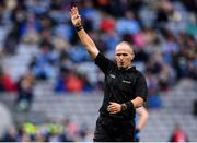 14 August 2021; Referee Conor Lane during the GAA Football All-Ireland Senior Championship semi-final match between Dublin and Mayo at Croke Park in Dublin. Photo by Piaras Ó Mídheach/Sportsfile