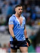 14 August 2021; Philip McMahon of Dublin following a tussle during the GAA Football All-Ireland Senior Championship semi-final match between Dublin and Mayo at Croke Park in Dublin. Photo by Ramsey Cardy/Sportsfile