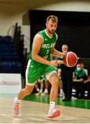 14 August 2021; Sean Flood of Ireland during the FIBA Men’s European Championship for Small Countries day four match between Gibraltar and Ireland at National Basketball Arena in Tallaght, Dublin. Photo by Eóin Noonan/Sportsfile