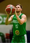14 August 2021; Will Hanley of Ireland during the FIBA Men’s European Championship for Small Countries day four match between Gibraltar and Ireland at National Basketball Arena in Tallaght, Dublin. Photo by Eóin Noonan/Sportsfile