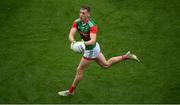 14 August 2021; Eoghan McLaughlin of Mayo during the GAA Football All-Ireland Senior Championship semi-final match between Dublin and Mayo at Croke Park in Dublin. Photo by Stephen McCarthy/Sportsfile