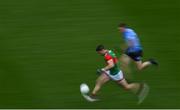 14 August 2021; Lee Keegan of Mayo during the GAA Football All-Ireland Senior Championship semi-final match between Dublin and Mayo at Croke Park in Dublin. Photo by Stephen McCarthy/Sportsfile